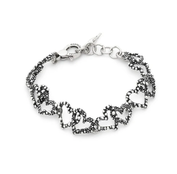 Giovanni Raspini bracciale Cuori argento 925 12615