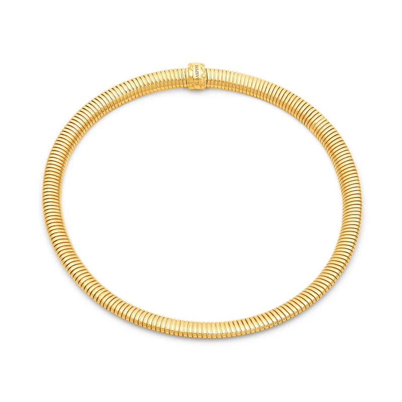 Giovanni Raspini collana tubogas Collana in Argento 925 placcato oro 18 kt 12540