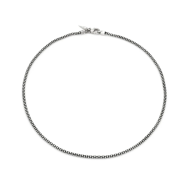 Giovanni Raspini collana maglia popcorn Collana in Argento 925 12578