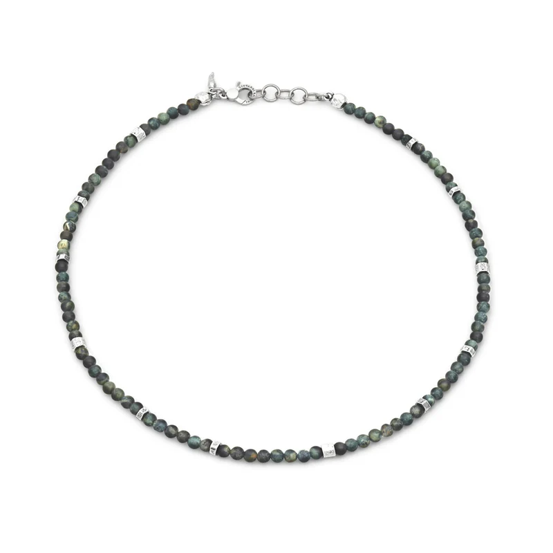 Giovanni Raspini collana tango diaspro Collana in Argento 925 e diaspro verde 12574