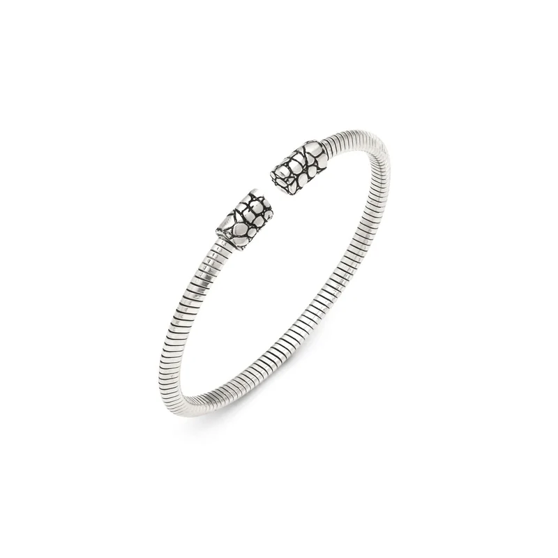 Giovanni Raspini bracciale tubogas croco piccolo Bracciale in Argento 925 12539