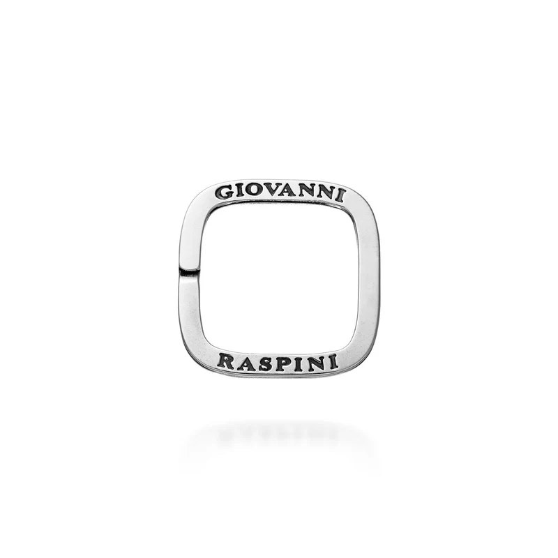 Giovanni Raspini brisé portachiavi quadrato Portachiavi in Argento 925 08121