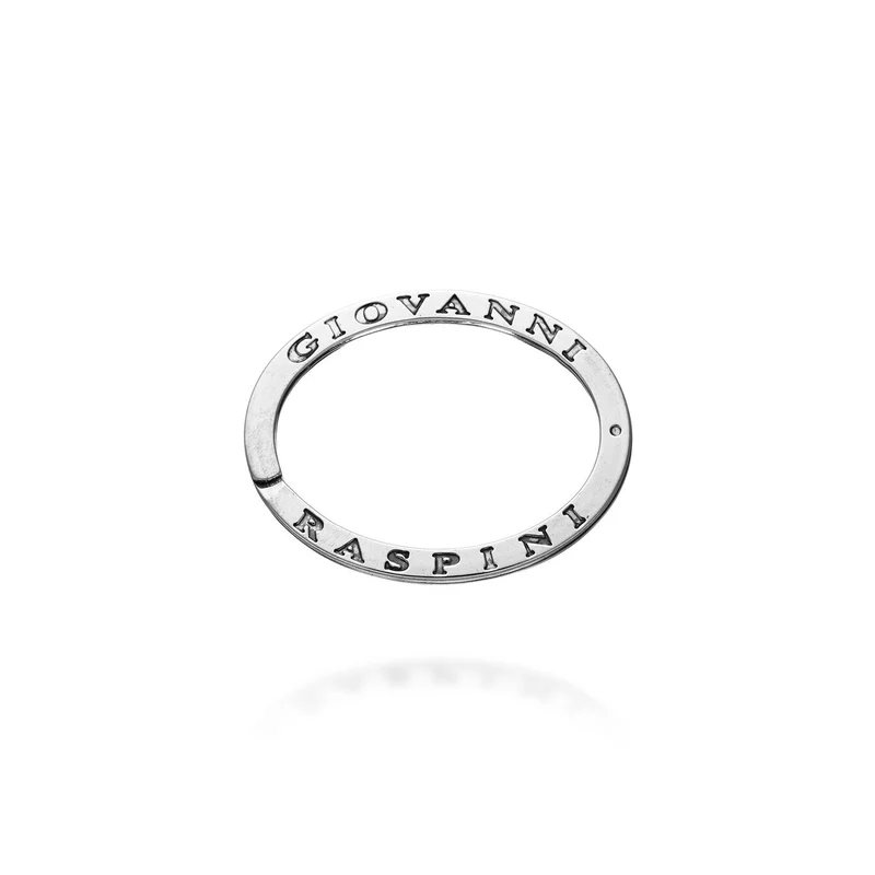 Giovanni Raspini brisé portachiavi ovale grande Portachiavi in Argento 925 08119