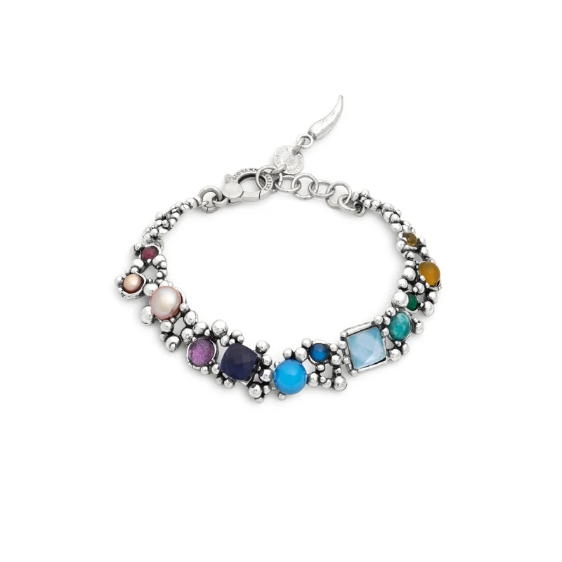 Giovanni Raspini bracciale cocktail Bracciale in Argento 925, pietre naturali, gemme e perle 12531