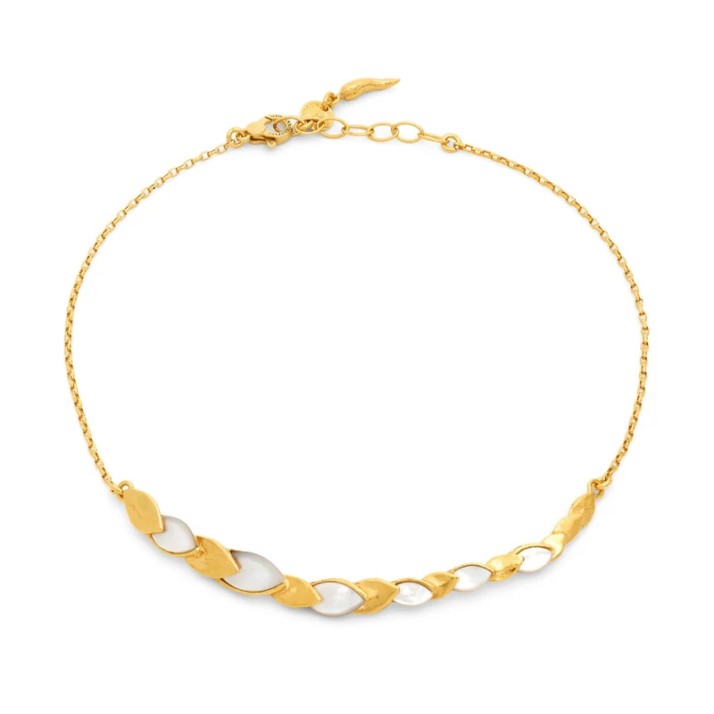 Giovanni Raspini collana skin madreperla piccola Collana in Argento 925 placcato oro 18 kt e madreperla 12519