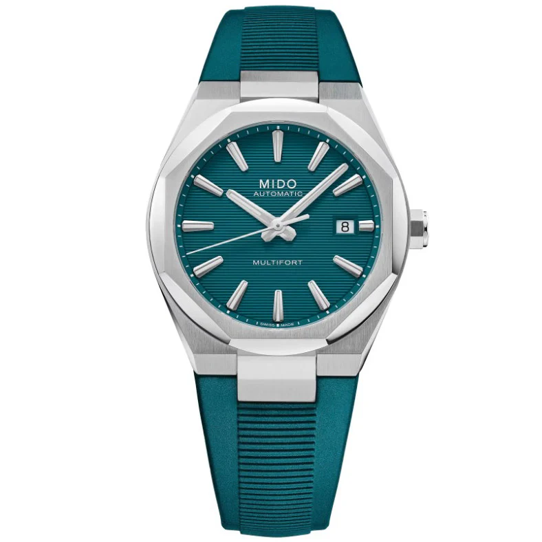 Mido orologio Multifort 8 One Crown verde 40mm automatico acciaio M055.507.17.091.00