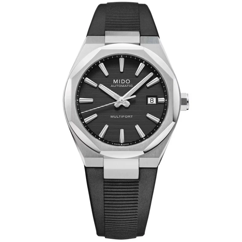 Mido orologio Multifort 8 One Crown nero 40mm automatico acciaio M055.507.17.051.00