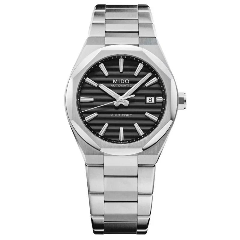Mido orologio Multifort 8 One Crown nero 40mm automatico acciaio M055.507.11.051.00