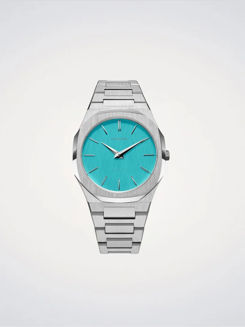 D1 Milano Light Blue Ultra Thin 38mm D1-UTBU08