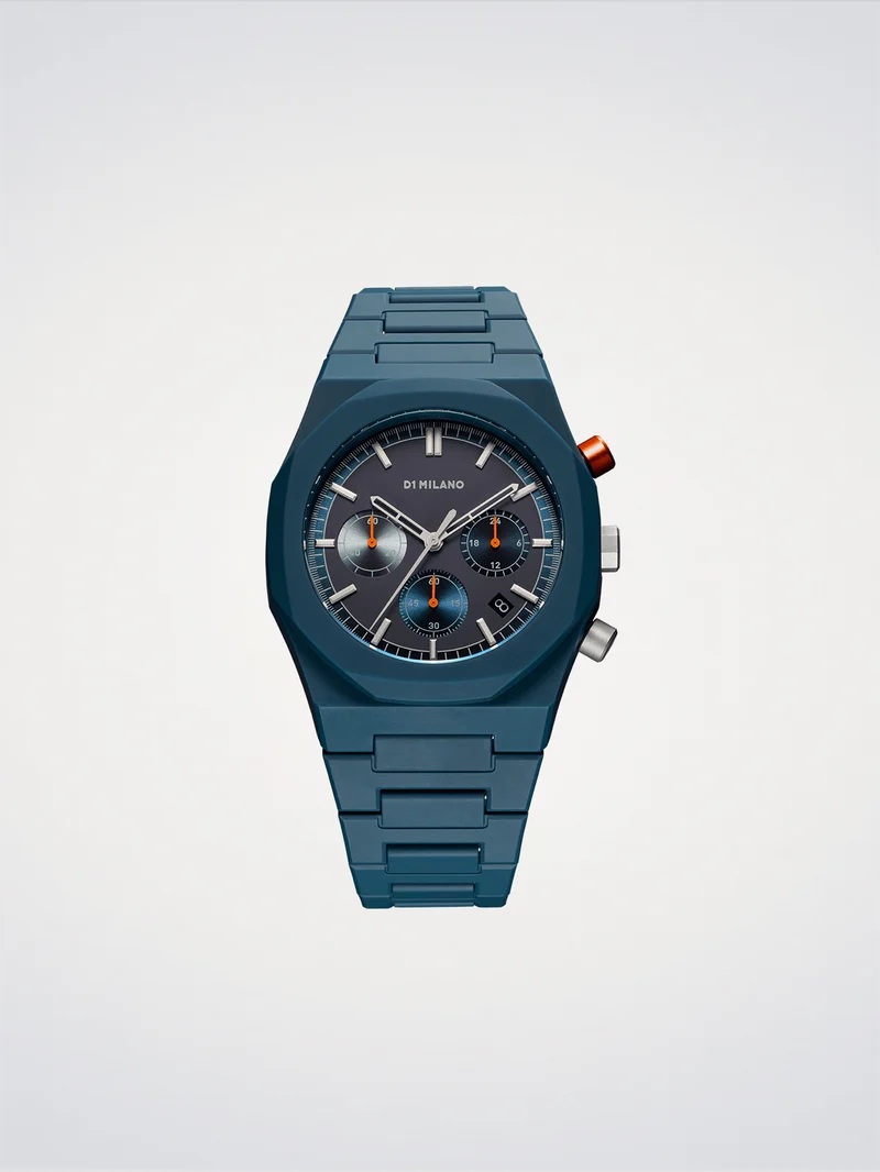 D1 Milano Neptune Blue Polychrono 40,5mm D1-PHBJ09