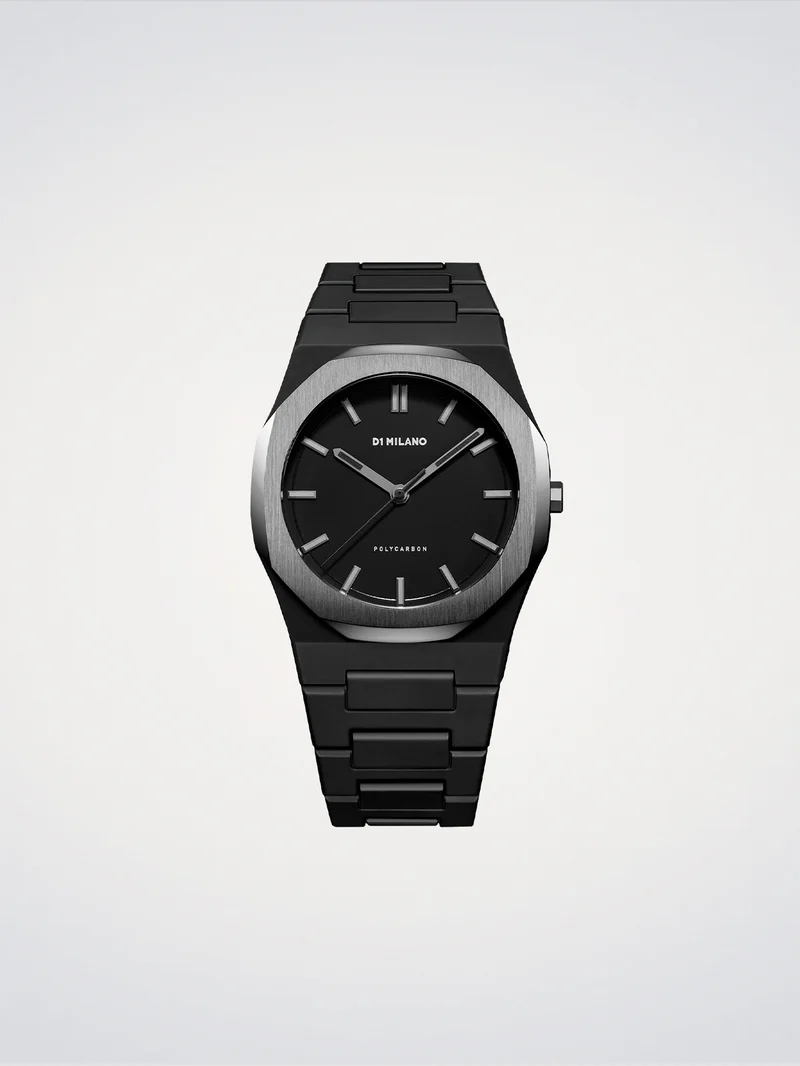D1 Milano Space Grey Polycarbon 40,5 mm D1-PCBJ13