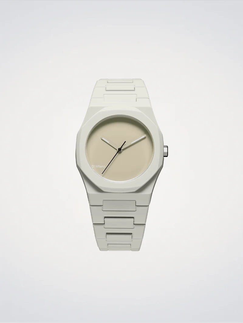 D1 Milano Grey_01 Polycarbon Watch 37mm D1-PCBU08