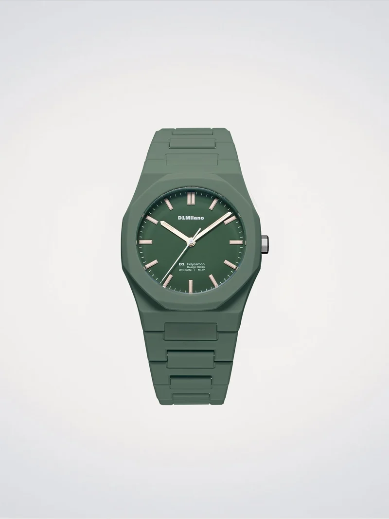 D1 Milano Green Legacy Orologio Polycarbon 40,5 mm D1-PCBJ42