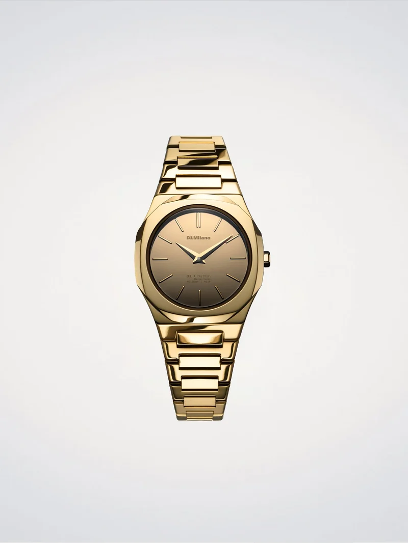 D1 Milano Gold Gleam Orologio Ultra Thin 30 mm D1-UTBL40