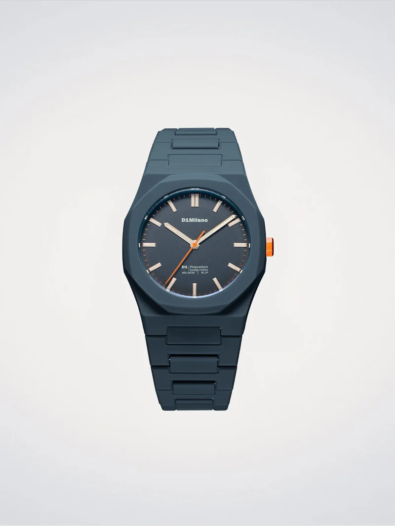 D1 Milano Blue Legacy Orologio Polycarbon 40,5 mm D1-PCBJ41