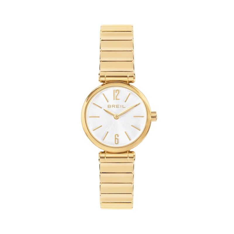 Breil orologio Nuvè 28mm argento quarzo acciaio finitura IP gold TW2126