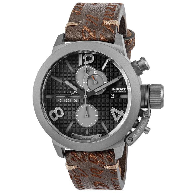 U-BOAT orologio Classico 45 Titanium Tungsten Black Right 45mm nero automatico titanio 3005