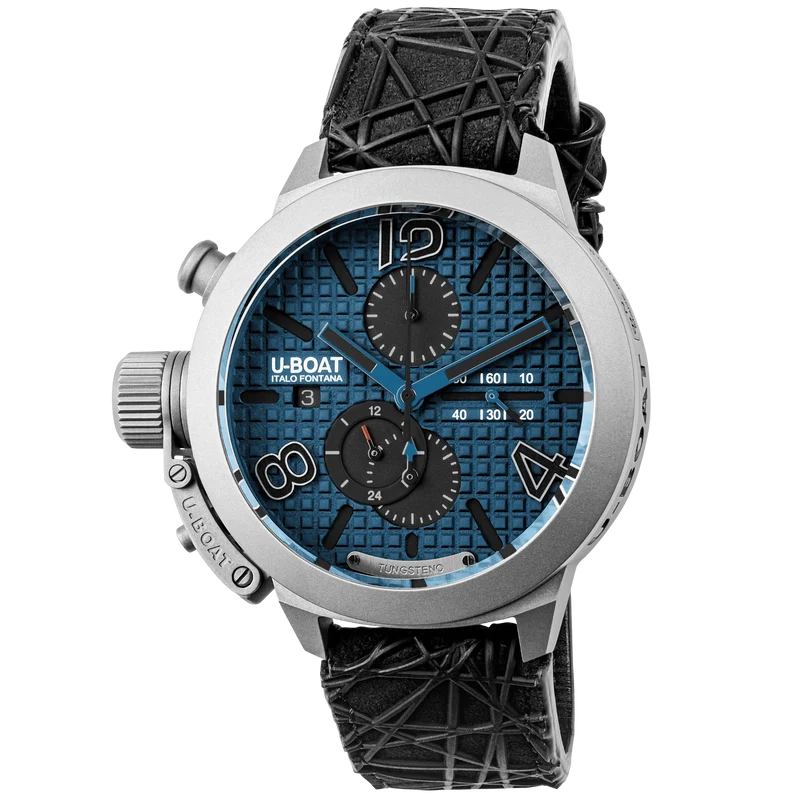 U-BOAT orologio Classico 45 Titanium Tungsten Blue 45mm blu automatico titanio 3003