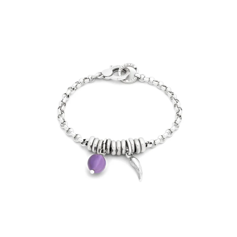 Giovanni Raspini Bracciale Fortuna Viola argento X01717