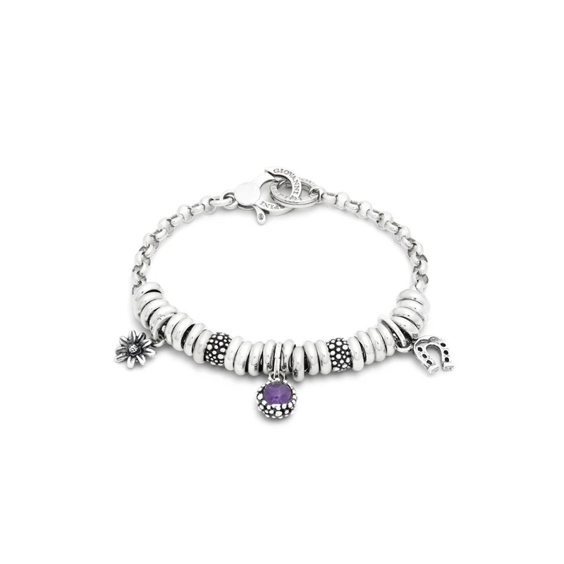 Giovanni Raspini Bracciale Fortuna Fiorita argento X01713