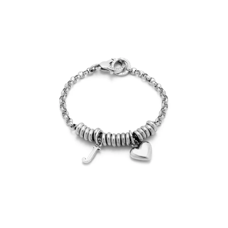 Giovanni Raspini Bracciale Cuore e Lettera J argento X01888