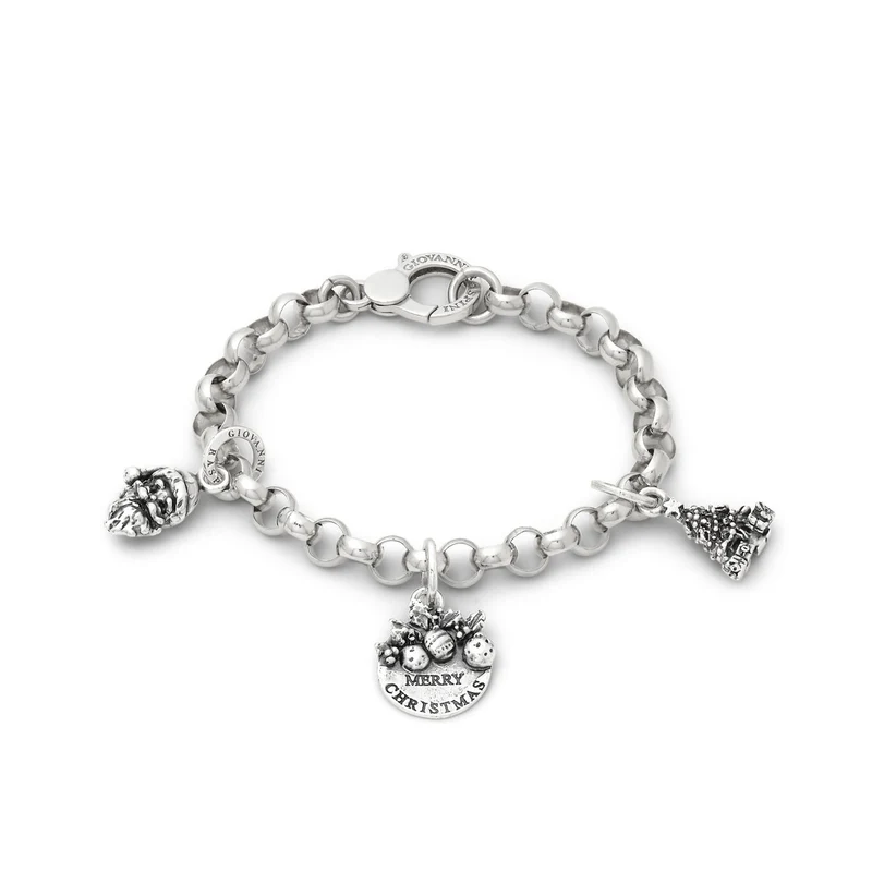 Giovanni Raspini Bracciale doni di Natale argento X01688