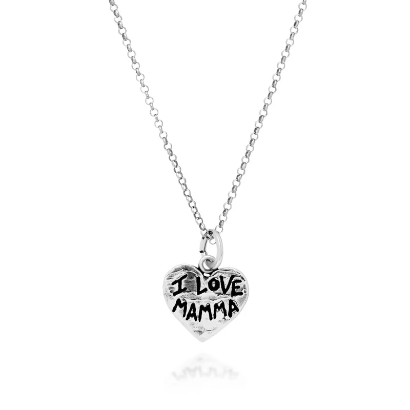 Giovanni Raspini Collana Cuore Materno argento X01731