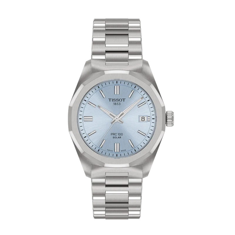 Tissot PRC 100 Solar 39mm azzurro quarzo acciaio T151.822.11.351.00
