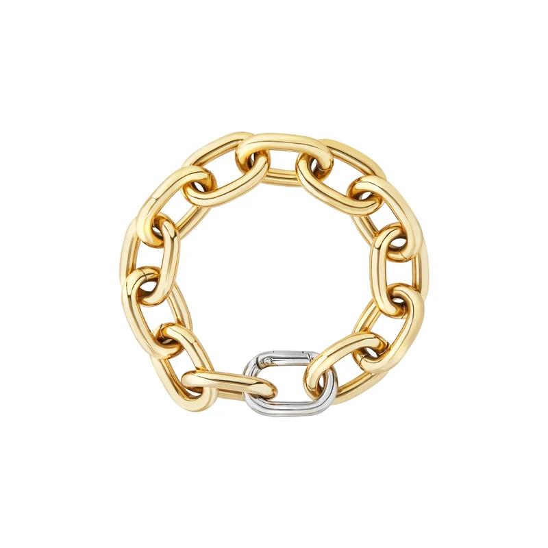 Breil bracciale Distinctive acciaio finiture IP gold TJ3939