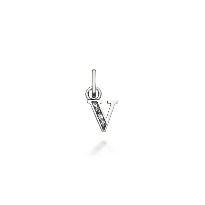 Giovanni Raspini Mini Charm "V" Crystal 12160