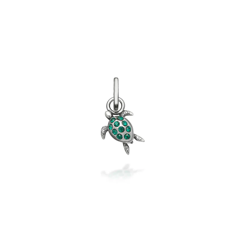 Giovanni Raspini Mini Charm Tartaruga Crystal Verde 12180