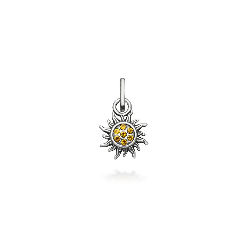 Giovanni Raspini Mini Charm Sole Crystal Giallo 12168