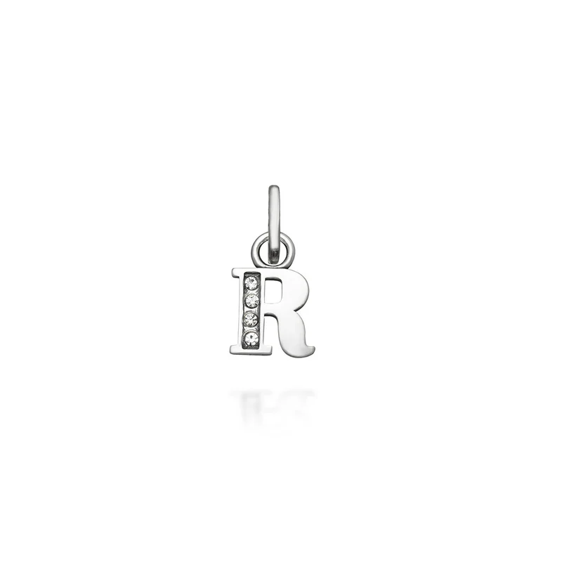 Giovanni Raspini Mini Charm "R" Crystal 12156