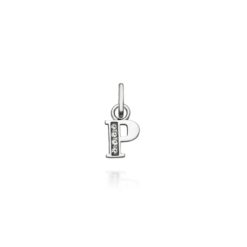 Giovanni Raspini Mini Charm "P" Crystal 12154