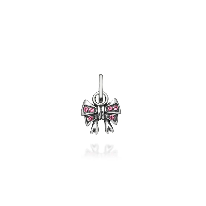 Giovanni Raspini Mini Charm Fiocco Crystal Rosa 12194