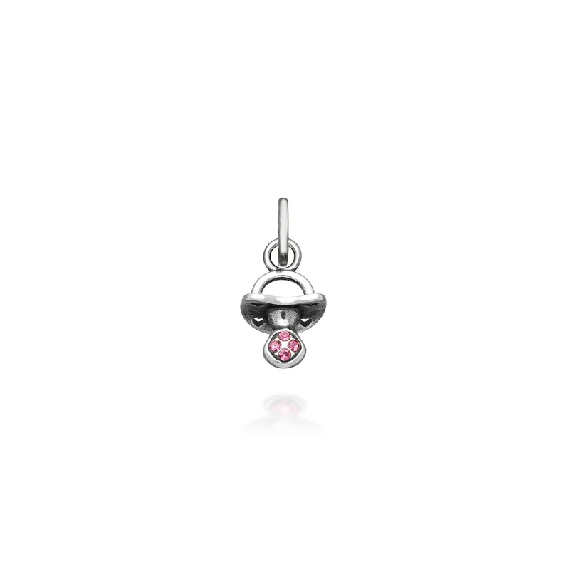 Giovanni Raspini Mini Charm Ciuccio Crystal Rosa 12191