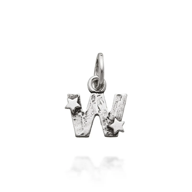 Giovanni Raspini Charm "W" con stelle 6670