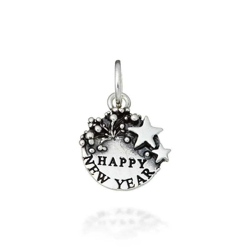 Giovanni Raspini Charm Medaglia Happy New Year 10419