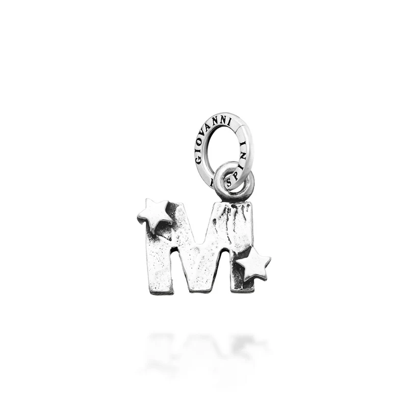 Giovanni Raspini Charm "M" con stelle 6657