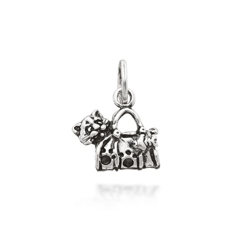 Giovanni Raspini Charm Gatto in borsa 8063