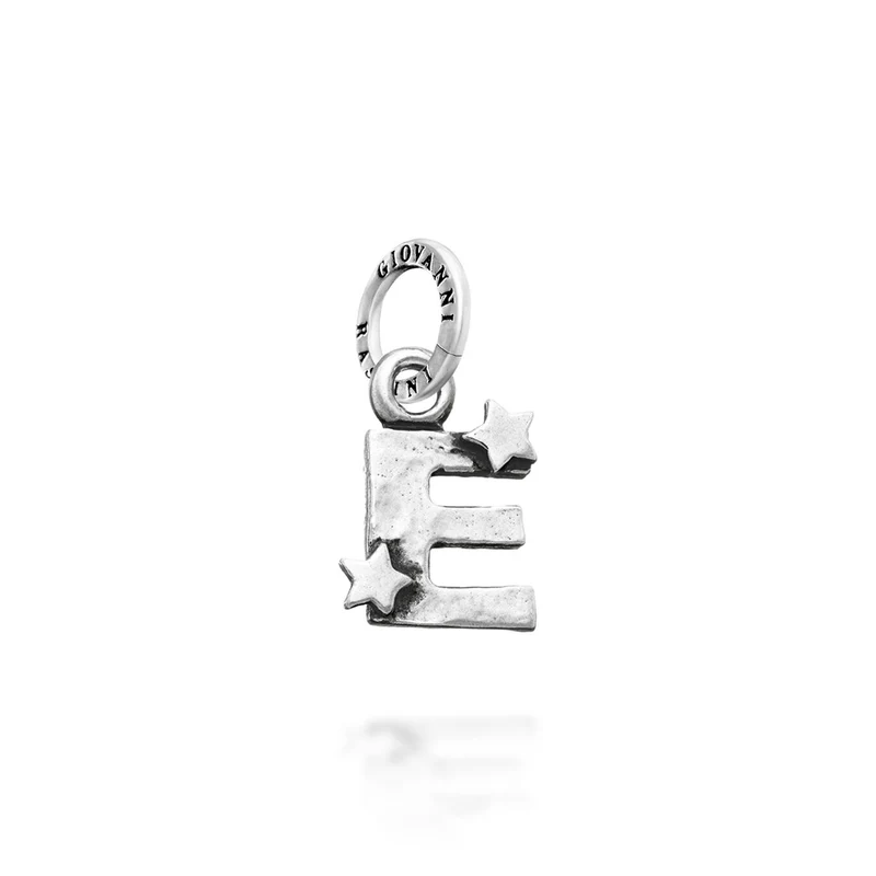 Giovanni Raspini Charm "E" con stelle 6651
