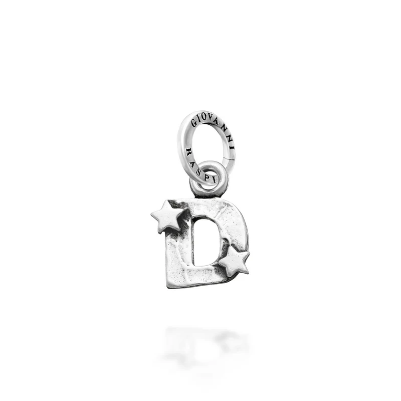 Giovanni Raspini Charm "D" con stelle 6650
