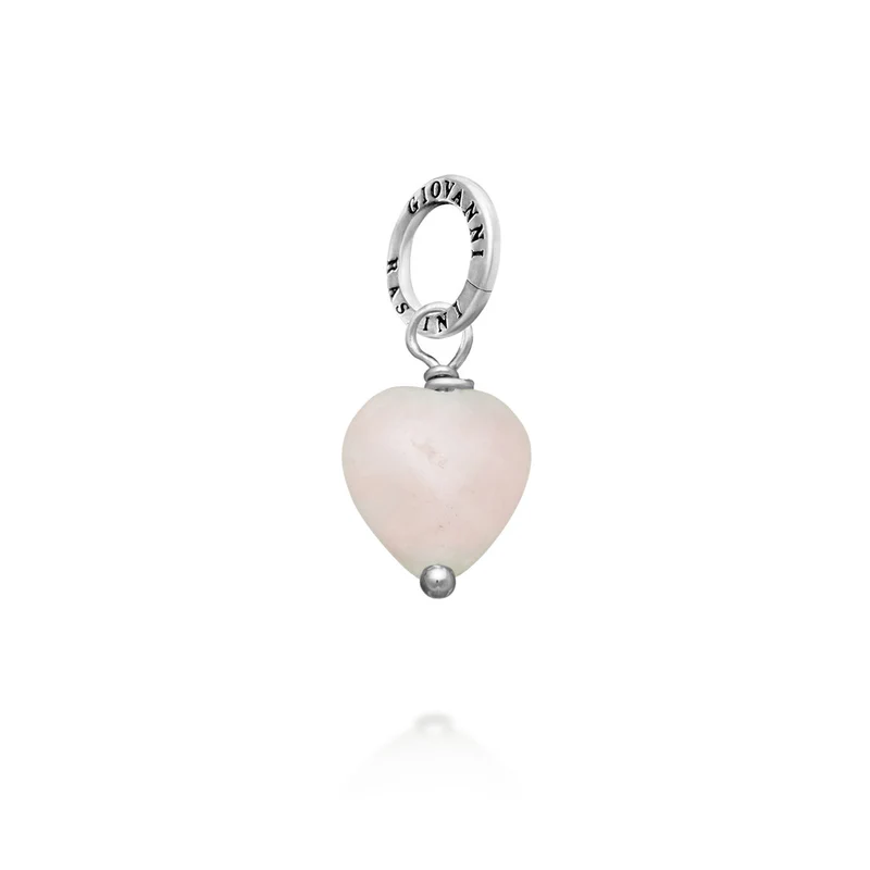 Giovanni Raspini Charm Cuore Quarzo Rosa 11628