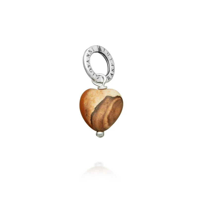 Giovanni Raspini Charm Cuore Pietra Paesina 11621