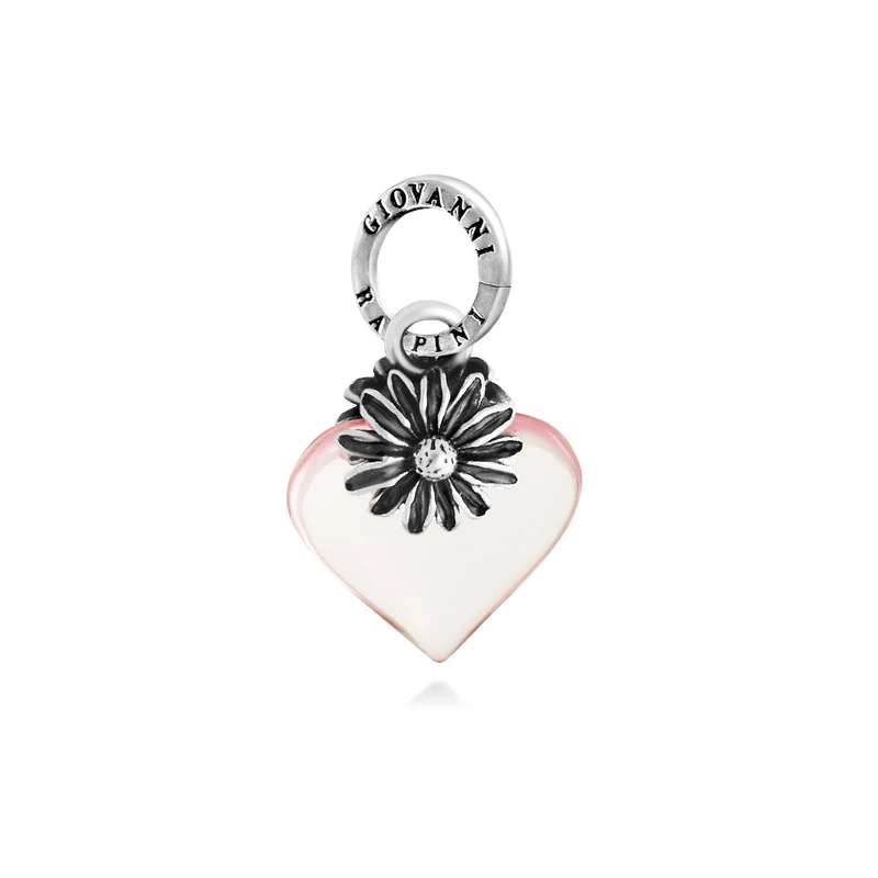 Giovanni Raspini Charm Cuore Margherita Rosa 12473