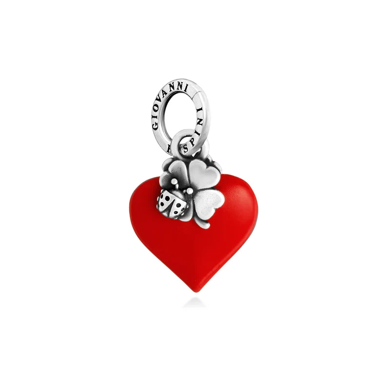 Giovanni Raspini Charm Cuore Lucky Rosso 12466