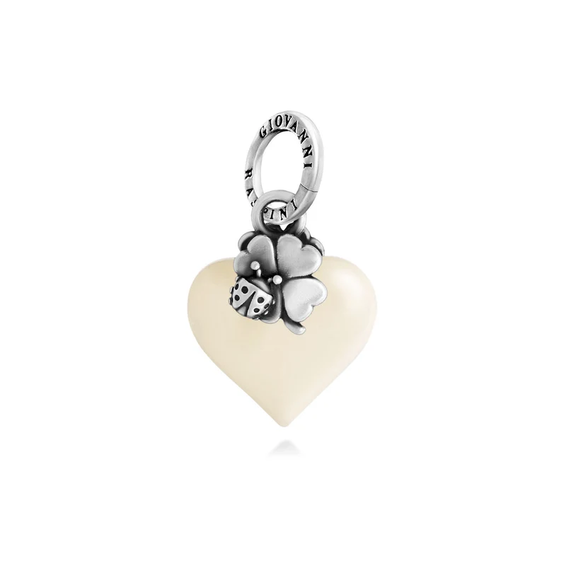 Giovanni Raspini Charm Cuore Lucky Avorio 12467