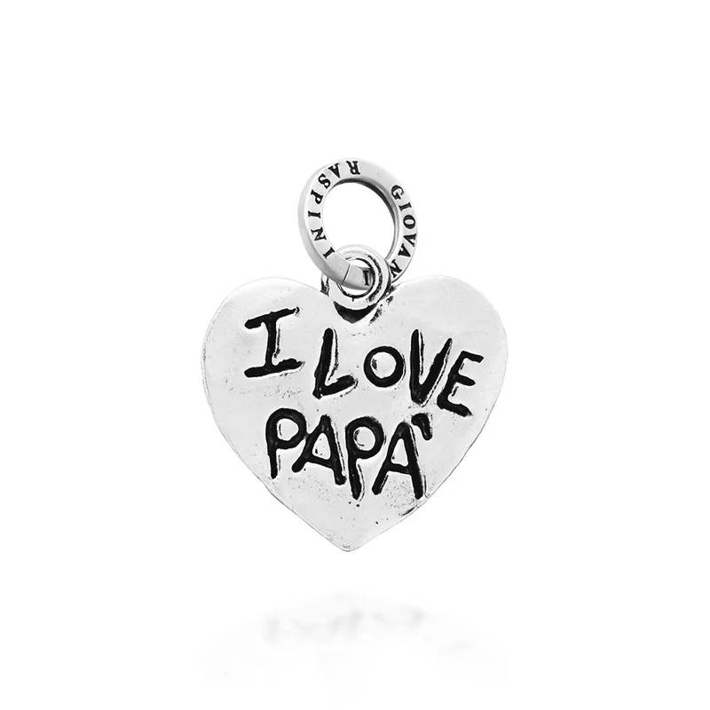 Giovanni Raspini Charm Cuore "I love papà" 8631