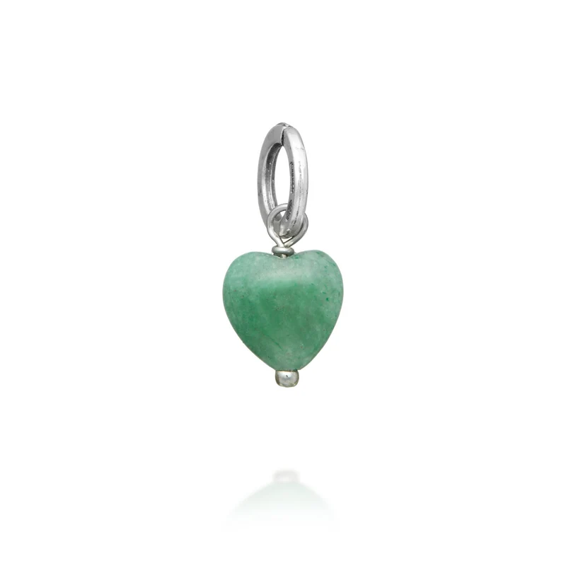 Giovanni Raspini Charm Cuore Avventurina Verde 11627