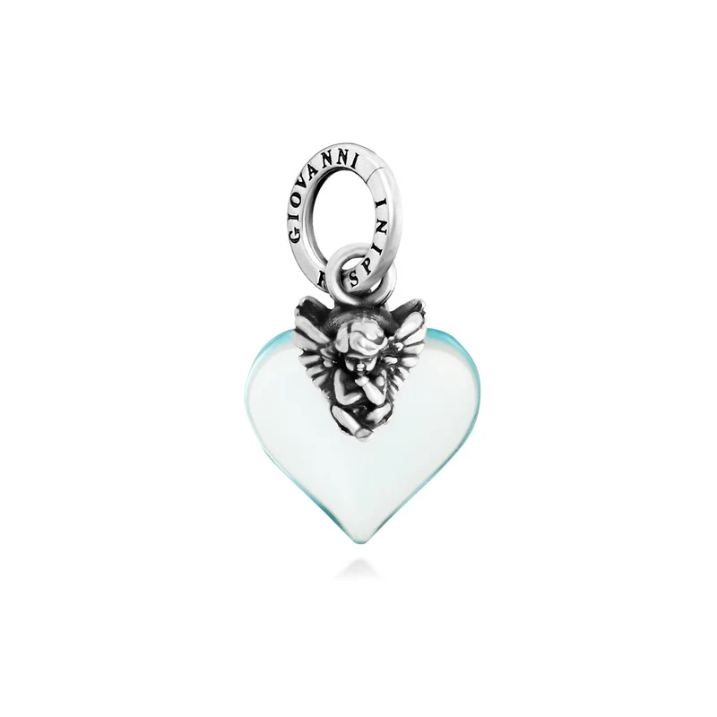 Giovanni Raspini Charm Cuore Angelo Azzurro 12471